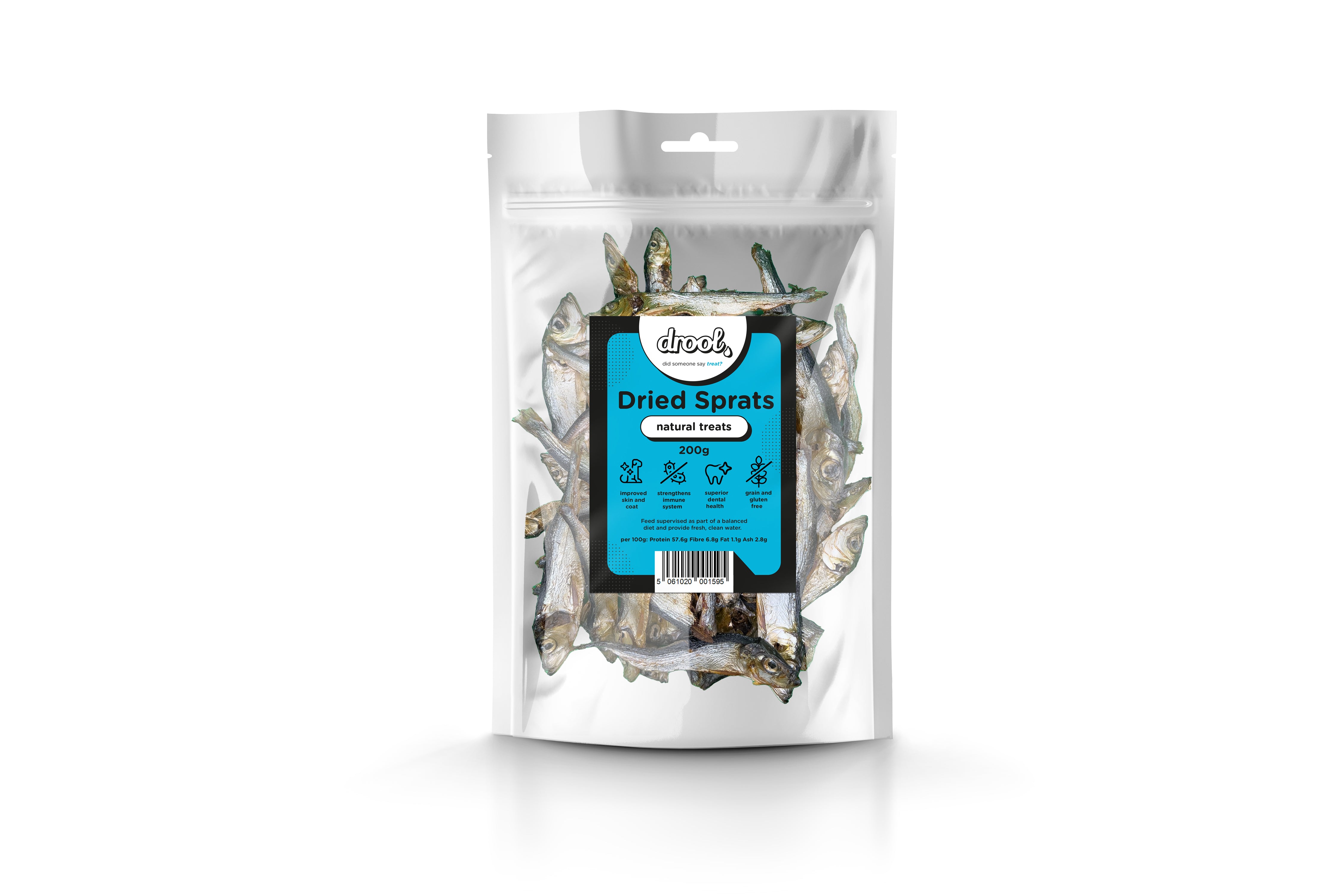 Drool Sprats - Dried 200g