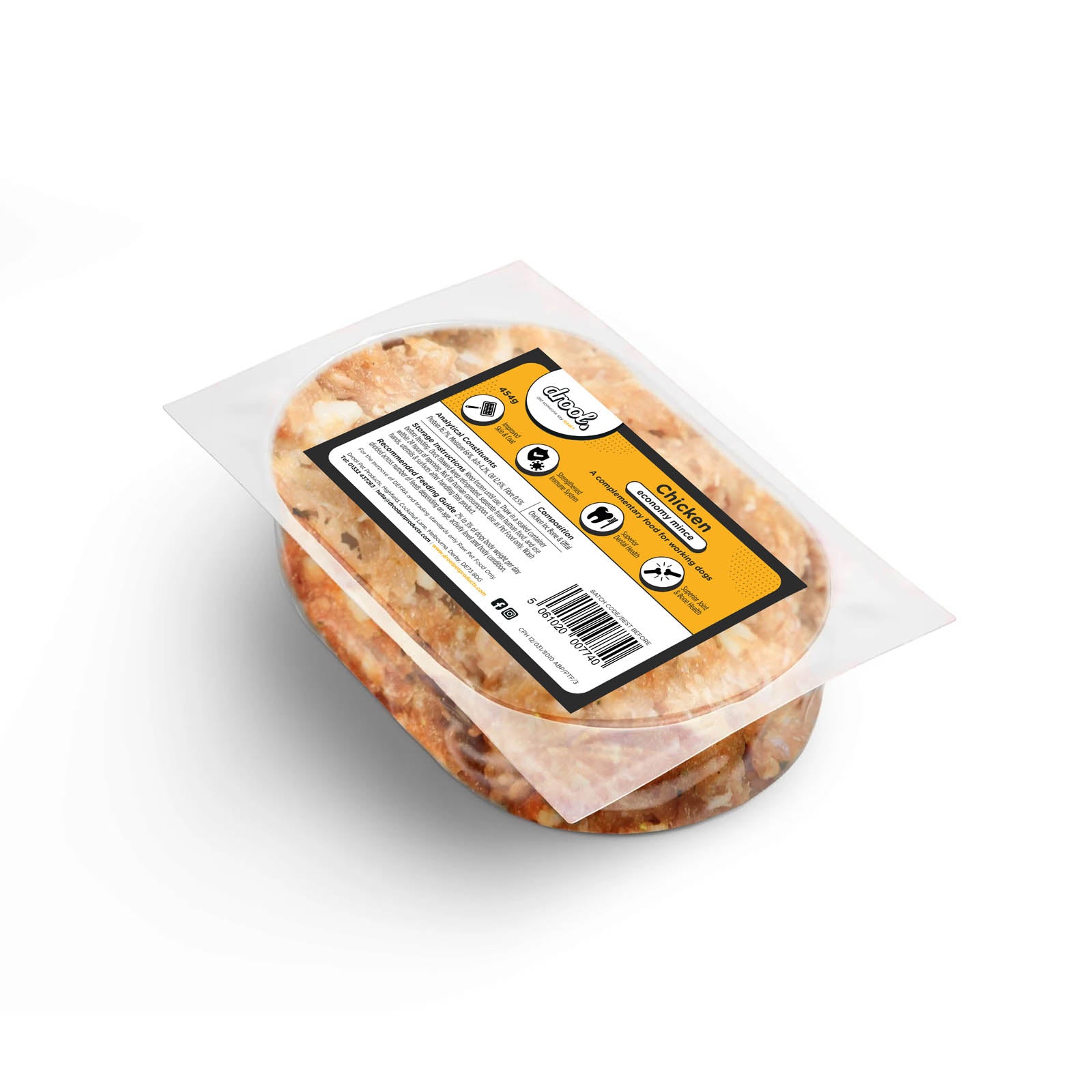 Drool Mince Economy Chicken 454g