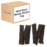 Drool Meaty Strips - Wild Boar - 150g, 1kg