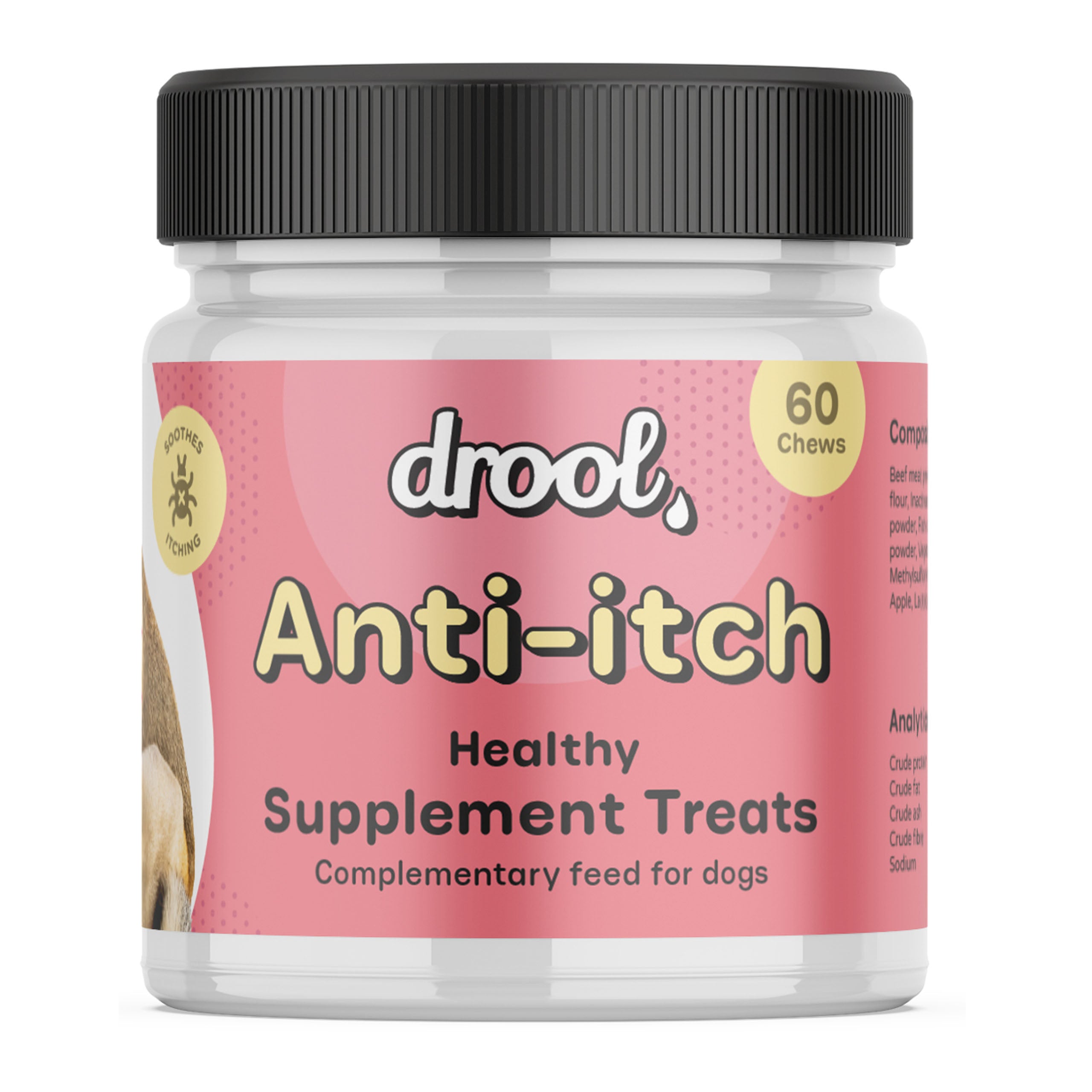 Drool Anti-itch Beef Chewy  180g - 60 chews