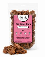Drool Pig Inner Ears (Pork Crunch) 1kg