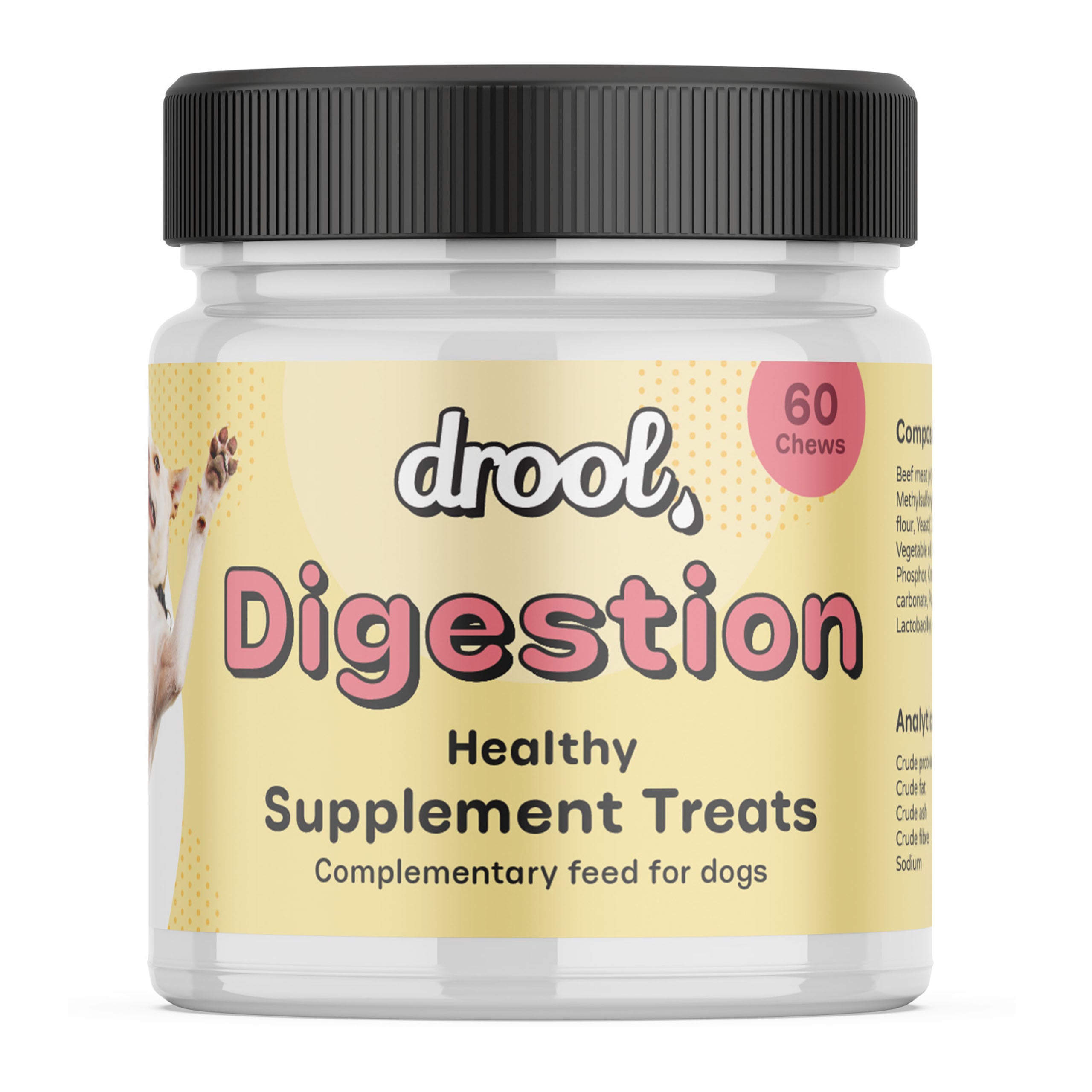 Drool Digestion Beef Chewy  180g - 60 chews