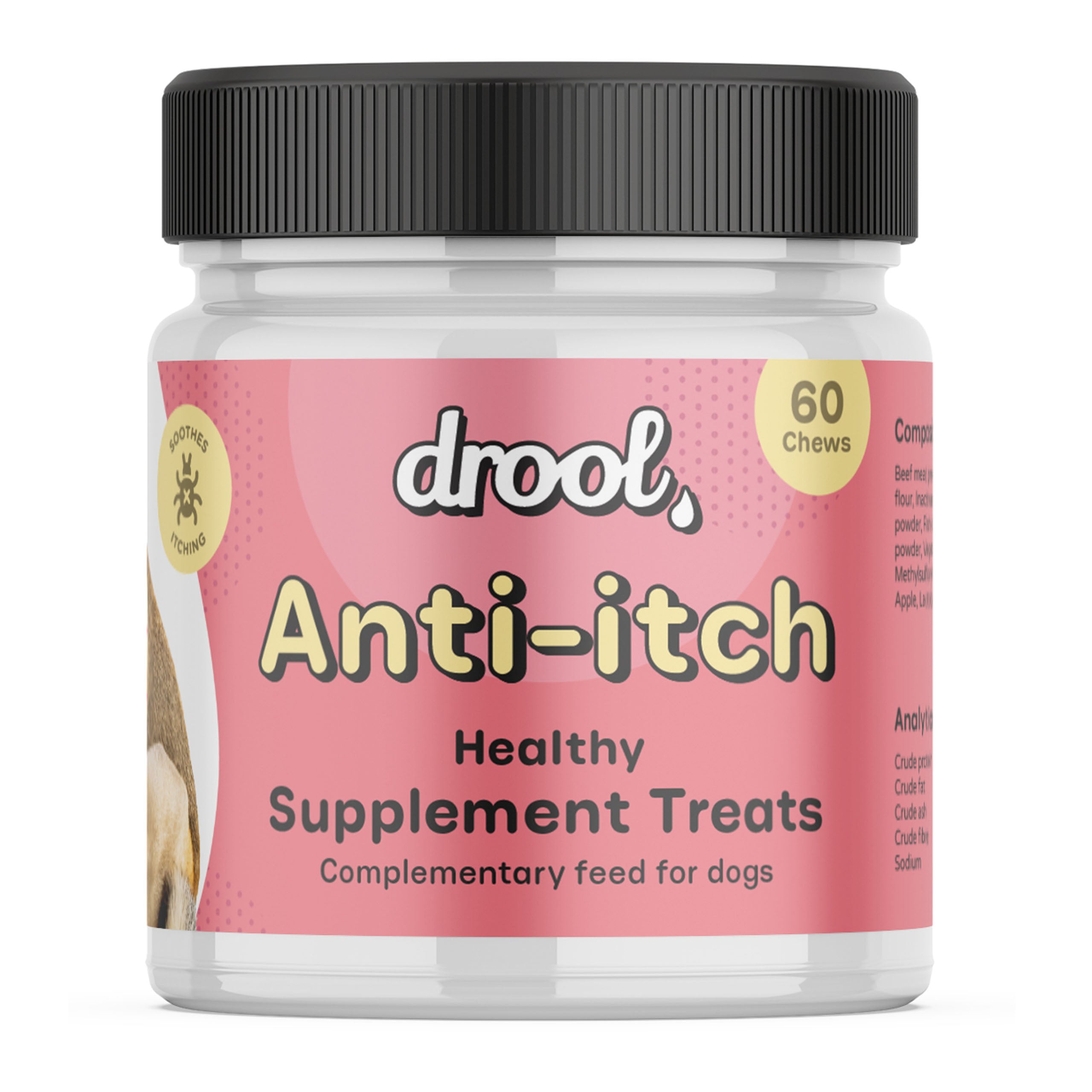 Drool Anti-itch Beef Chewy  180g - 60 chews