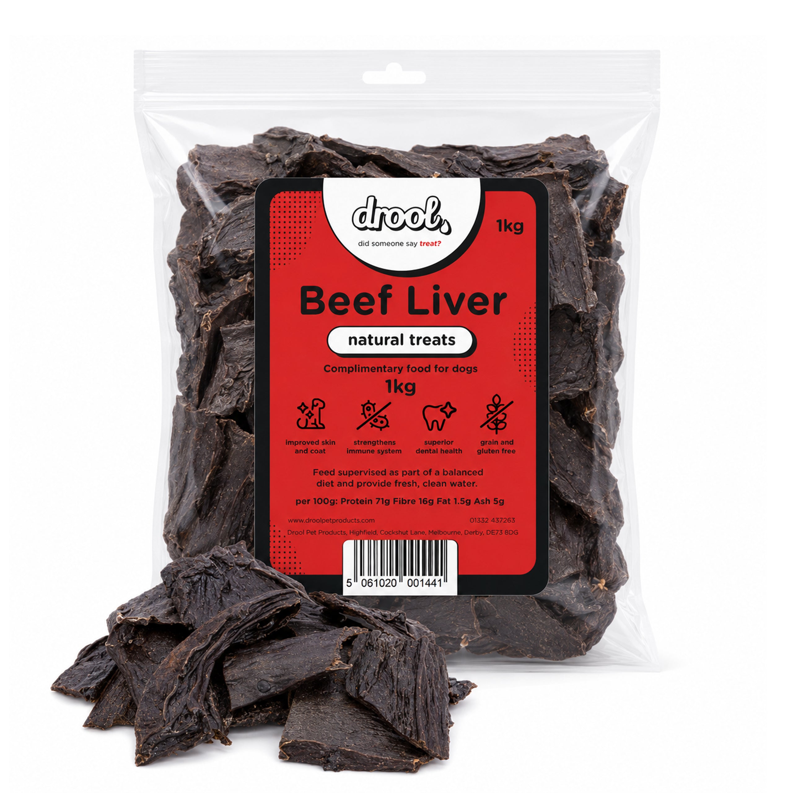 Drool Beef Liver 1kg