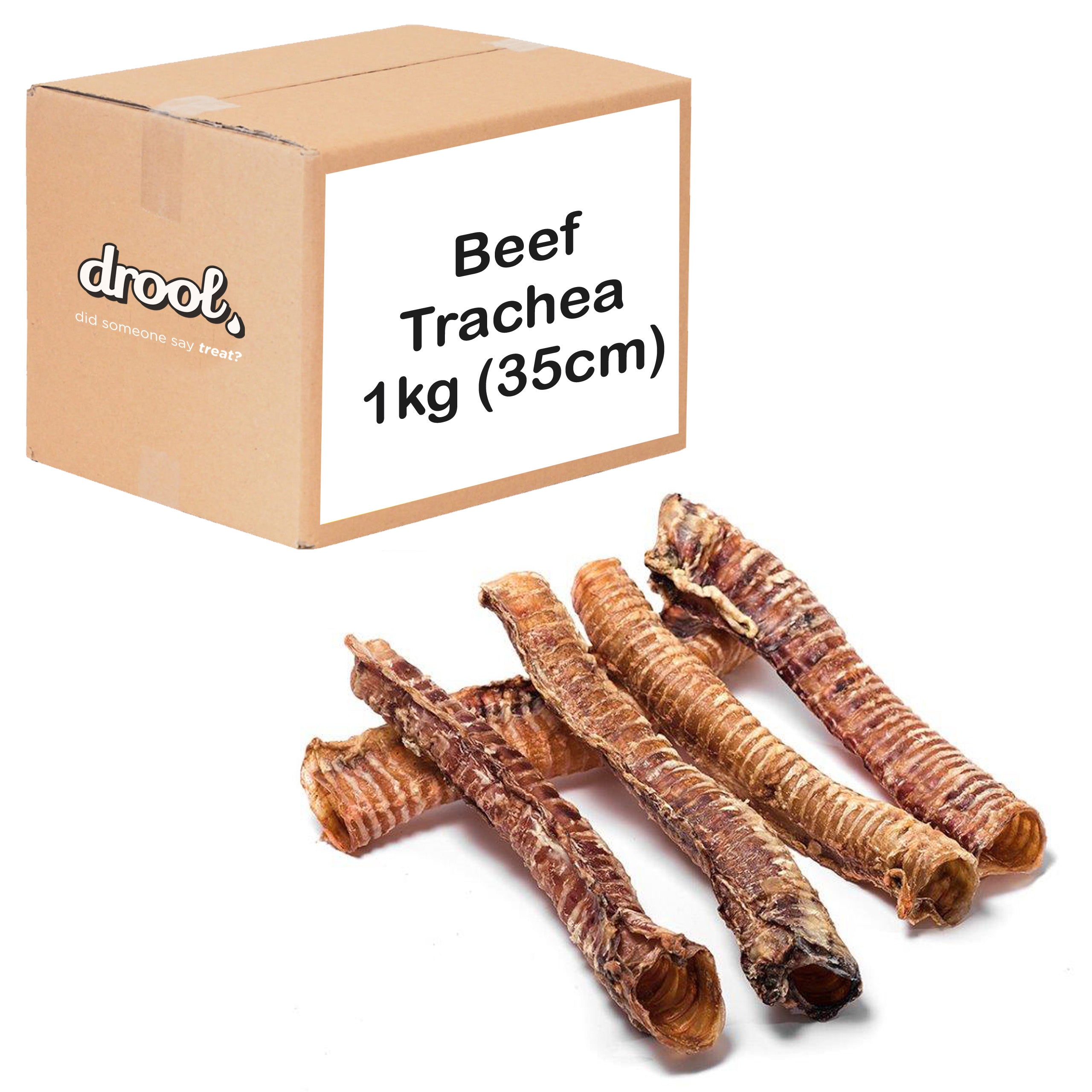 Drool Beef Trachea Long (35cm) 1kg