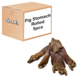 Drool Pig Stomach Rolled (5pcs) for Dogs