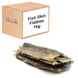 Drool Fish Skin Flatties (1kg) for Dogs