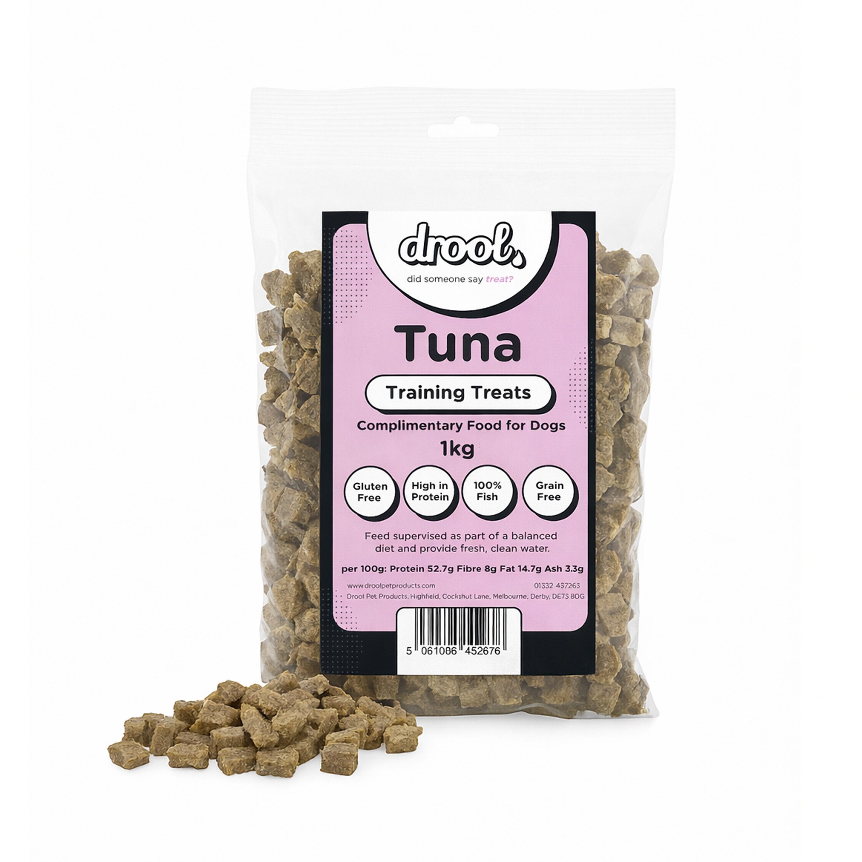 Drool Training Treats - Tuna - 150g, 1kg